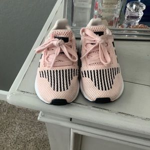 Adidas Shoes Toddler Pink Black White NWOT